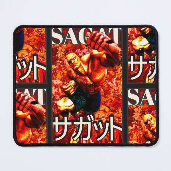 Item preview, Sagat Tiger Uppercut Retro Street Fighter Gaming Art designed and sold by Back2Collage.