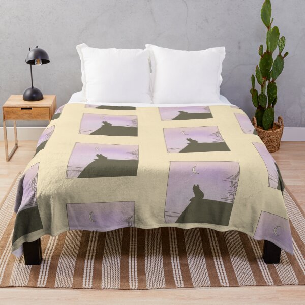 Item preview, Kitty Moonlit Sunset Silhouette designed and sold by ElysiumStudios.