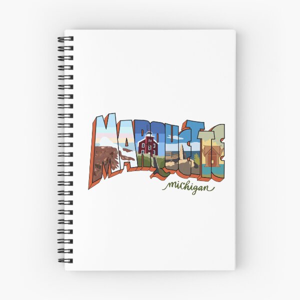 Item preview, Marquette Michigan Blackrocks, Lighthouse, Sugar Loaf, and Ore dock  designed and sold by Brickeyout.