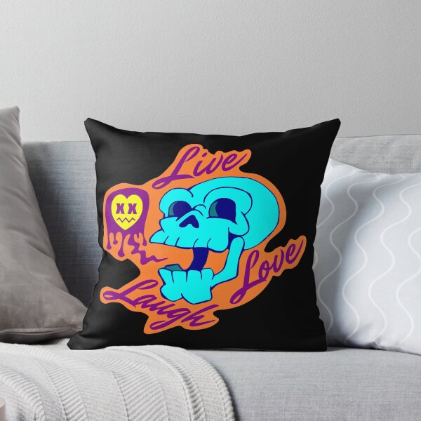 Item preview, Live Laugh Love Skull designed and sold by Jon-Dueck-Art.