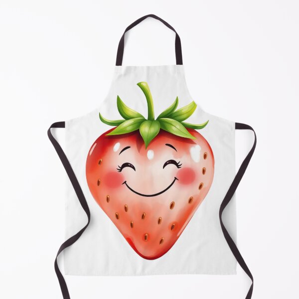 Item preview, Whimsical Watercolor Smiling Strawberry designed and sold by Grade A Gifts.
