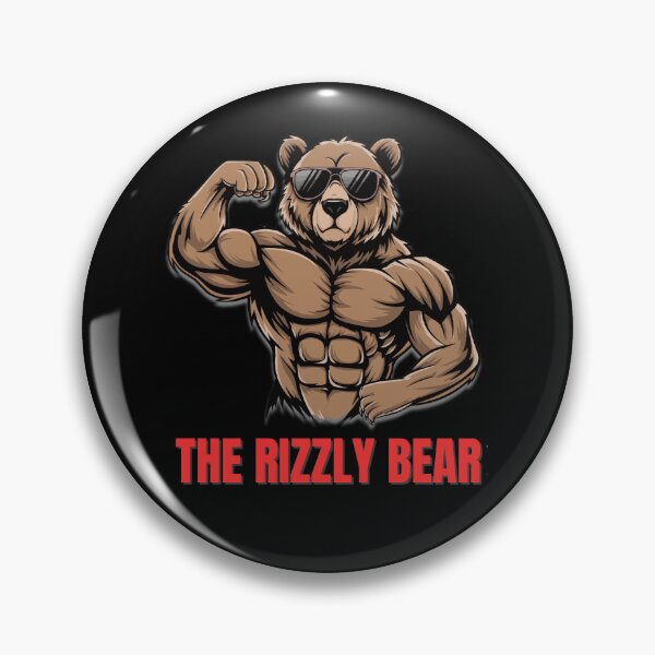 Item preview, Rizzly Bear Grizzly Bear W Rizz Rizzler Funny designed and sold by FunnyWittyWares.