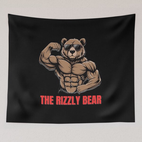 Item preview, Rizzly Bear Grizzly Bear W Rizz Rizzler Funny designed and sold by FunnyWittyWares.