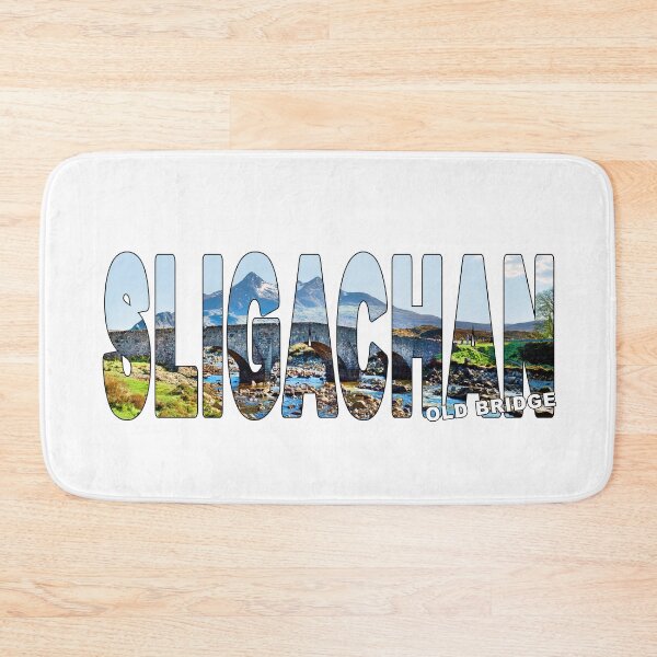 Item preview, SLIGACHAN Old Bridge - River Historic Isle of Skye Mountains designed and sold by Adam Gormley.