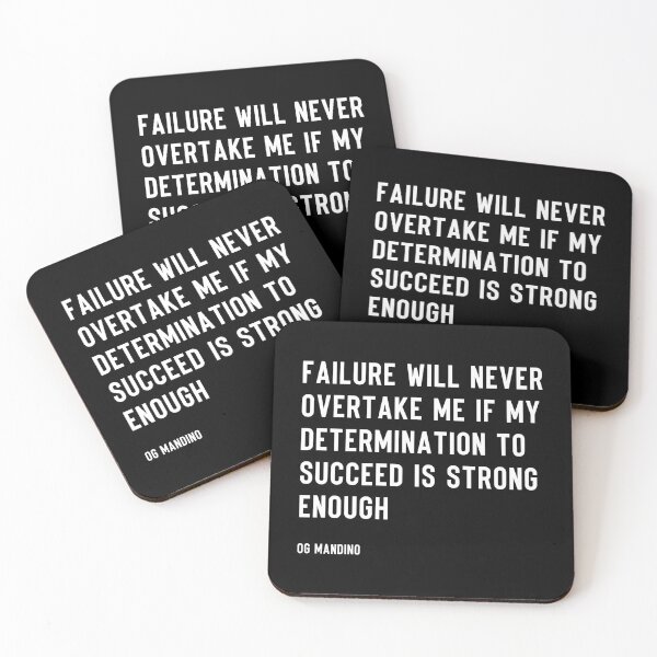 Item preview, Og Mandino Quote Minimalist Modern Style designed and sold by kakarikihill.