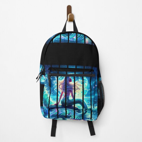 Item preview, Mystical Mermaid and Moon – Fantastic Creature Ocean Art designed and sold by DreamsArtwear.