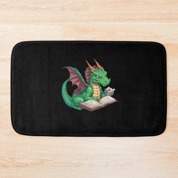 Item preview, Dragon Wearing Glasses Reading A Book designed and sold by Dressed For  Duty.