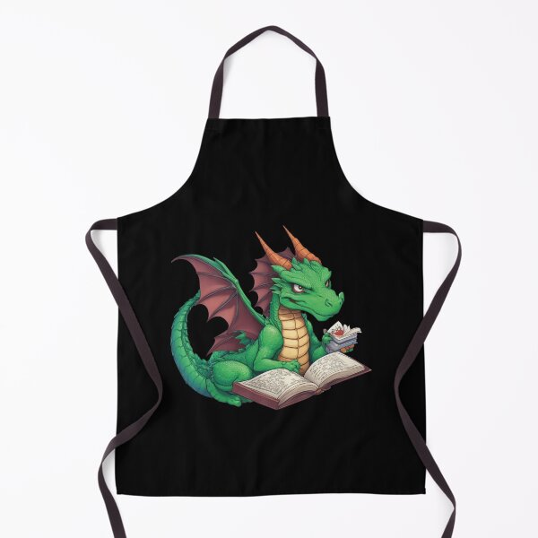 Item preview, Dragon Wearing Glasses Reading A Book designed and sold by Dressed For Duty.