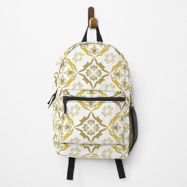 Item preview, Ikat vintage gold and brown tiles. designed and sold by RIYA SIRI.