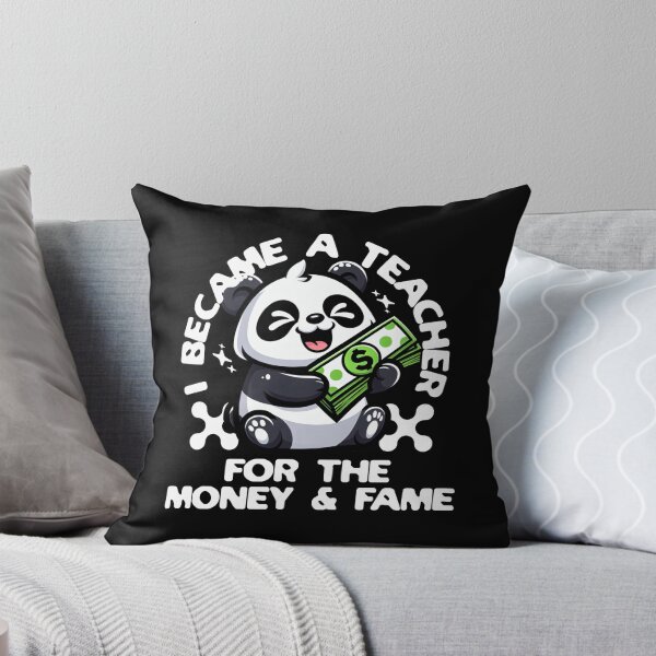 Item preview, I Became A Teacher For Money And Fame | Funny Tenured Teacher | Funny New Teacher Present | New Teacher Gift designed and sold by jadedscientist.
