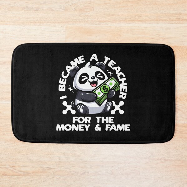 Item preview, I Became A Teacher For Money And Fame | Funny Tenured Teacher | Funny New Teacher Present | New Teacher Gift designed and sold by jadedscientist.