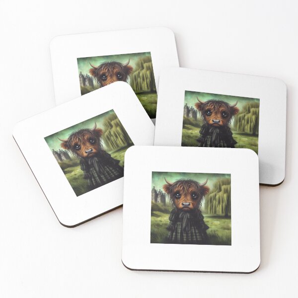 Item preview, Gothic Highland Cow  designed and sold by Fuzzymooselogs.