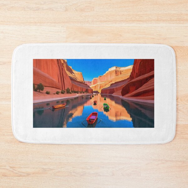 Item preview, A tranquil river winding through a canyon  designed and sold by EtCreative.