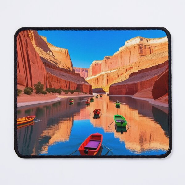 Item preview, A tranquil river winding through a canyon  designed and sold by EtCreative.