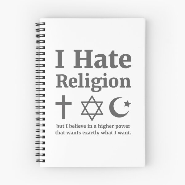 Item preview, Humorous quote about human nature and religious beliefs  designed and sold by Rachel the Artist .