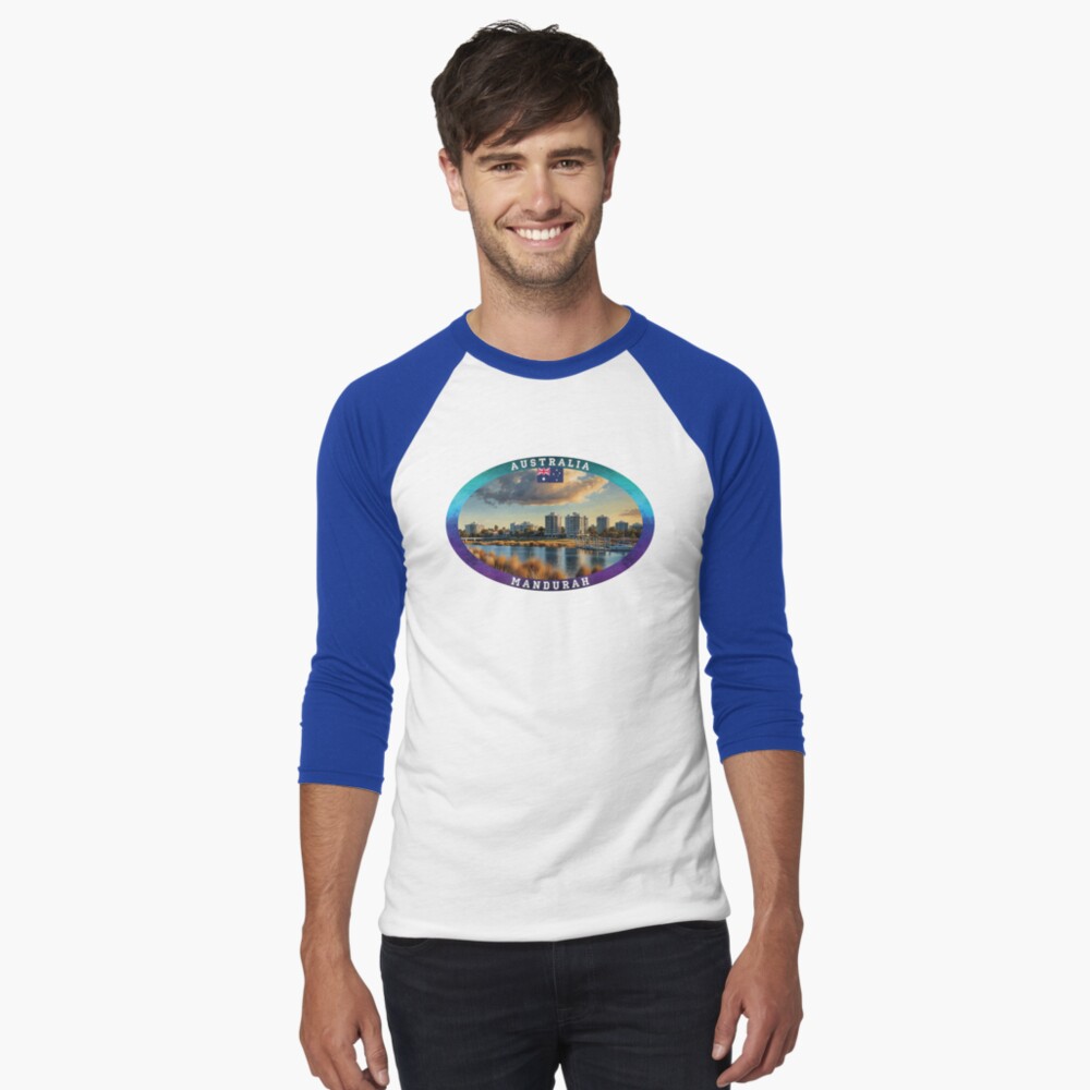 Item preview, Baseball ¾ Sleeve T-Shirt designed and sold by Thistle-TShop.