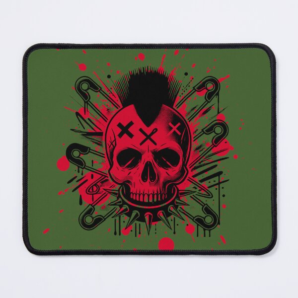Item preview, Punk Skull With Splatter designed and sold by UNK-Fatigues.