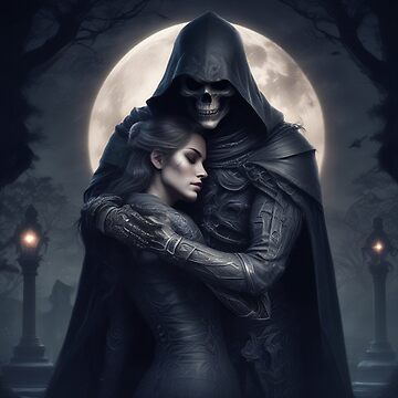 Artwork thumbnail, The Grim Reaper's Embrace by JenchiDesigns