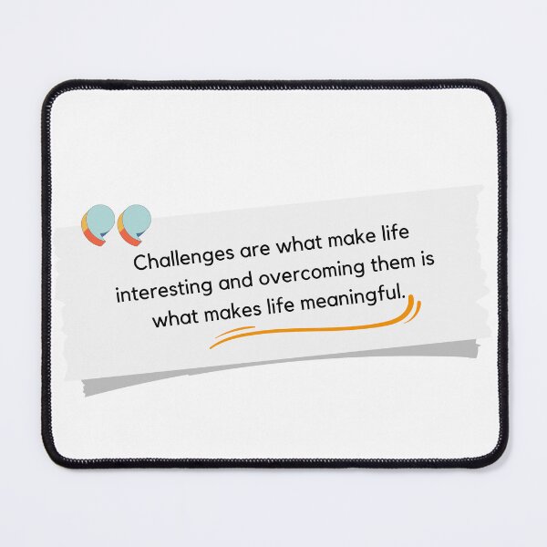 Item preview, Inspirational Quote Banner – Overcoming Challenges & Finding Meaning in Life designed and sold by Carmen Gomez.