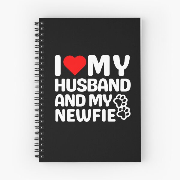 Item preview, I Love My Husband And My Newfie designed and sold by TheAnimalZ00.