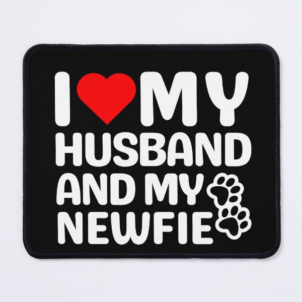 Item preview, I Love My Husband And My Newfie designed and sold by TheAnimalZ00.