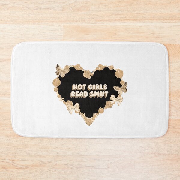 Item preview, Hot Girls Read Books Smut - Gold Cute Aesthetic Books Girly - Gold Heart Black  - For Valentines Day gifts designed and sold by MatthewViews.
