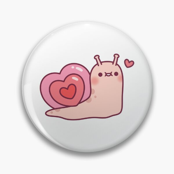 Item preview, Cute Snail With Heart Shaped Shell designed and sold by rustydoodle.