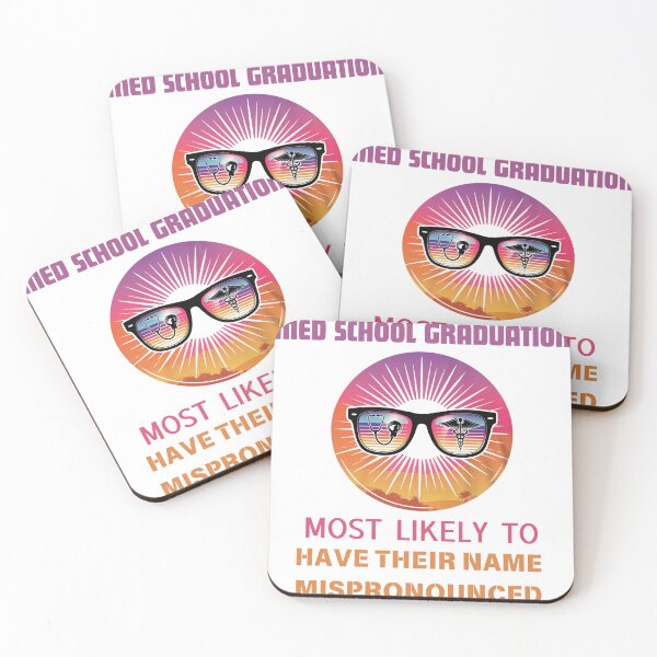 Item preview, Med School Graduation - Most Likely to - Name Mispronounced designed and sold by catthemedic.