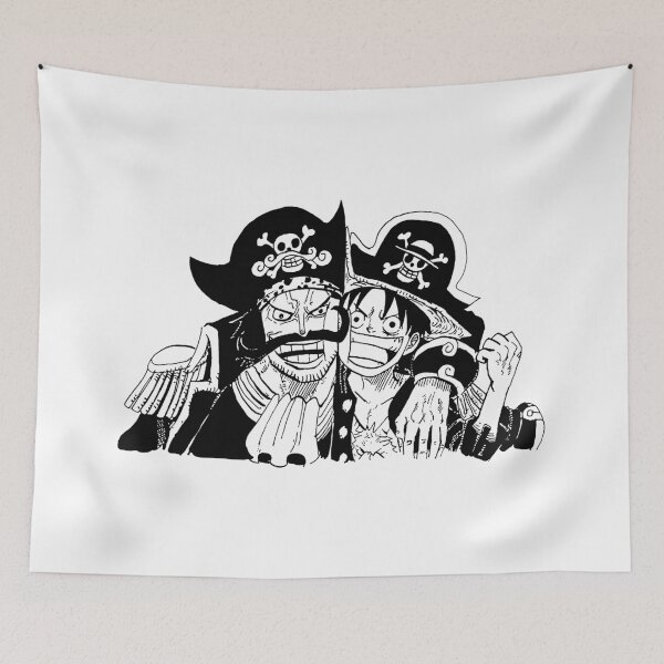 Item preview, Luffy and Roger hand drawn sketch designed and sold by FriskySloths.