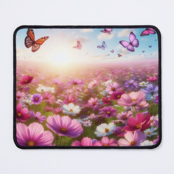 Item preview, Field of flowers with butterflies designed and sold by Russell-art88.