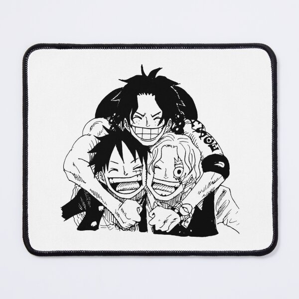 Item preview, Luffy Ace Sabo hand drawn sketch designed and sold by FriskySloths.