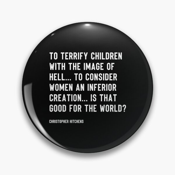 Item preview, Christopher Hitchens Quote Minimalist Modern Style designed and sold by kakarikihill.