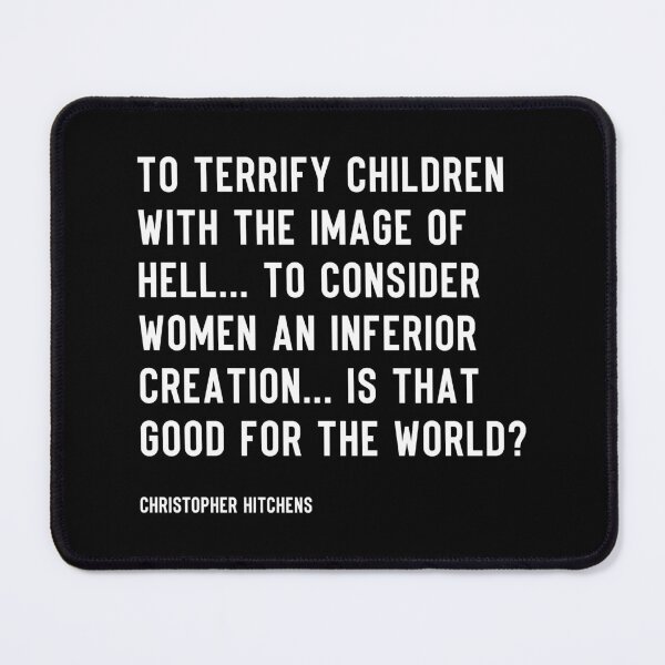 Item preview, Christopher Hitchens Quote Minimalist Modern Style designed and sold by kakarikihill.