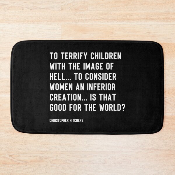 Item preview, Christopher Hitchens Quote Minimalist Modern Style designed and sold by kakarikihill.