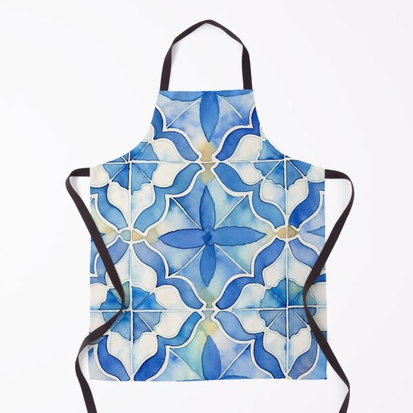 Item preview, Moroccan Blue Tile designed and sold by ViaARTfactory.