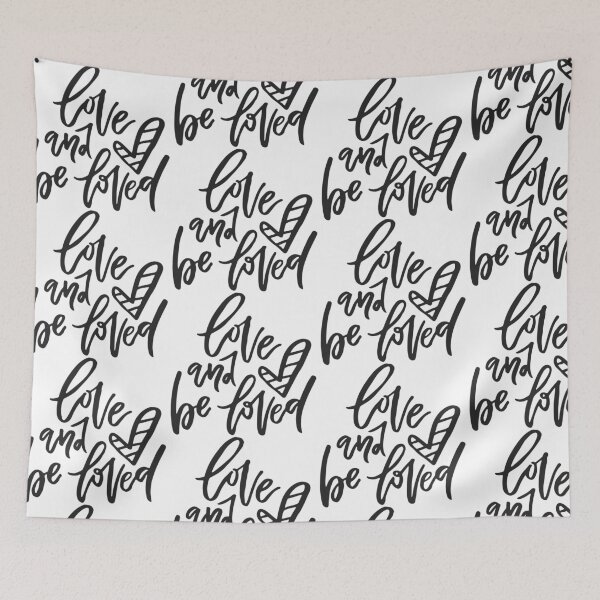 Item preview, love and be loved designed and sold by FestivityFinds.