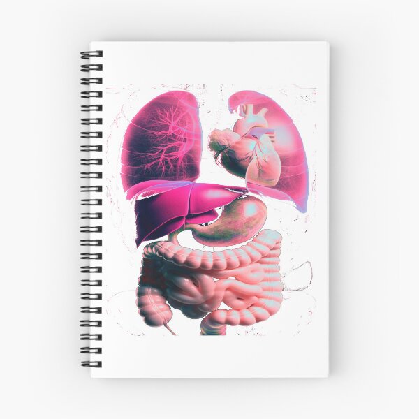 Item preview, Psychedelic Anatomy – Internal Organs Illustration designed and sold by Phoenix Créations.