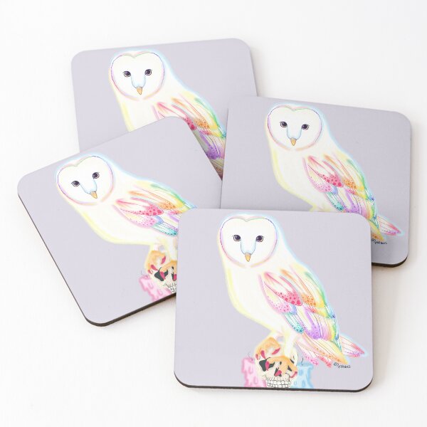 Item preview, Rainbow Barn Owl designed and sold by PyroAshes.