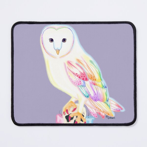 Item preview, Rainbow Barn Owl designed and sold by PyroAshes.