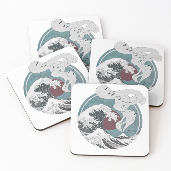 Item preview, The Great Wave & the Mountain Duet designed and sold by maryedenoa.