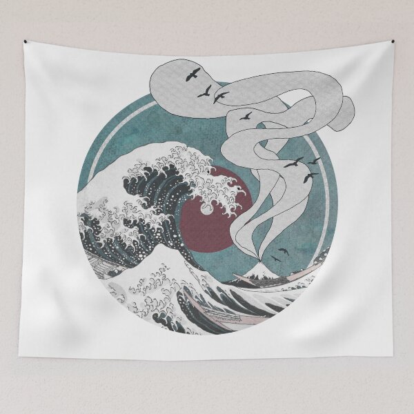 Item preview, The Great Wave & the Mountain Duet designed and sold by maryedenoa.