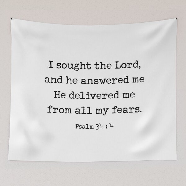Item preview, Psalm 34:4 All my fears designed and sold by corbrand.