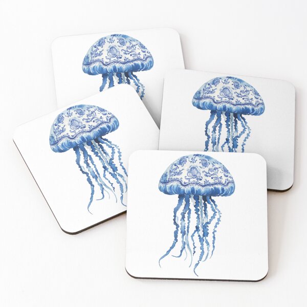 Item preview, Toile Jellyfish designed and sold by AquarellesWorks.