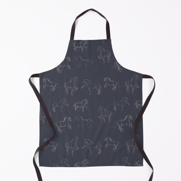 Item preview, Classical Dressage Horses in Slate designed and sold by Lavender Woodman.