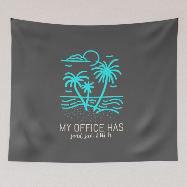 Item preview, My Office Has Sand, Sun, & Wi-Fi Destination Wedding Planner designed and sold by HeavenlyHuesStudio.