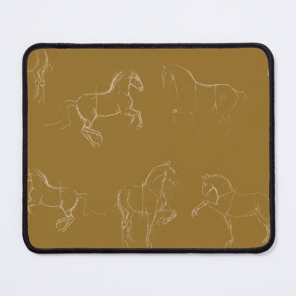 Item preview, Copy of Classical Dressage Horses in Goldenrod designed and sold by Lavender Woodman.