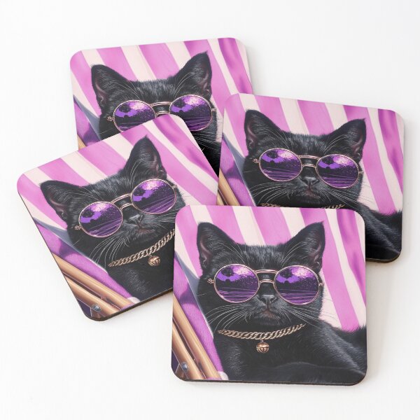 Item preview, Sunny Black Cat  designed and sold by LunarCatCult.