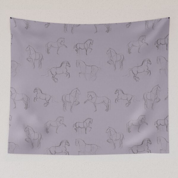 Item preview, Copy of Copy of Classical Dressage Horses in Lavender designed and sold by Lavender Woodman.