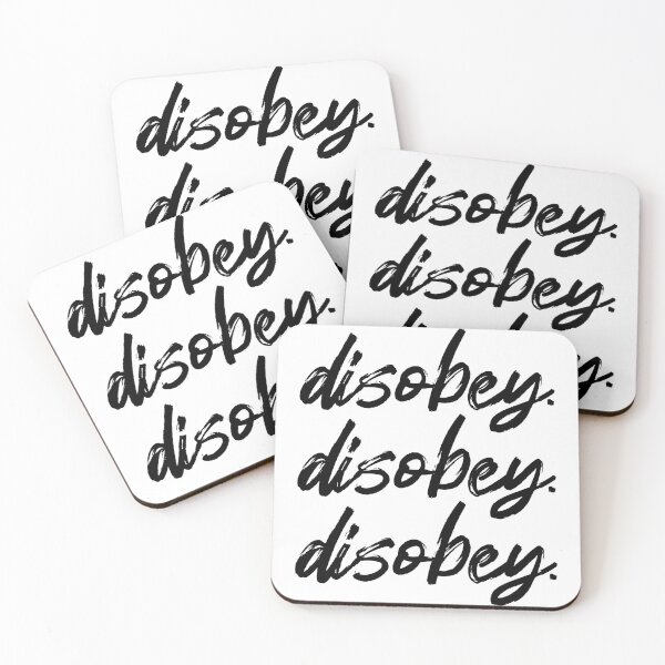 Item preview, Disobey Anti Fascist Antifa Female Rage Anti Trump Resist Sign designed and sold by ichewsyou.