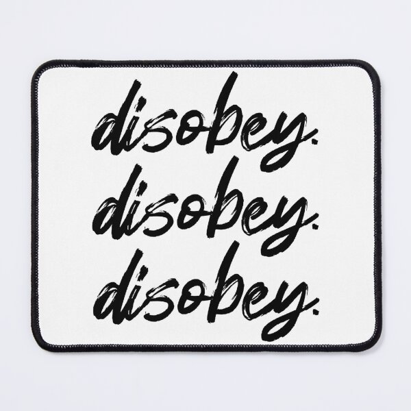 Item preview, Disobey Anti Fascist Antifa Female Rage Anti Trump Resist Sign designed and sold by ichewsyou.